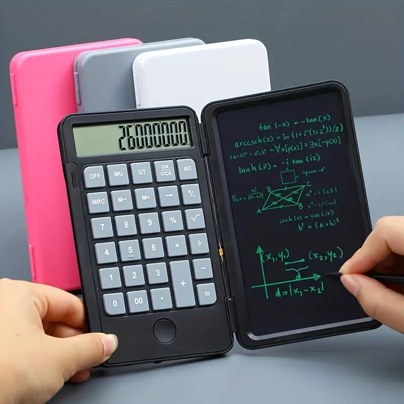 Trendiko 2-in-1 LCD Writing Calculator & Notepad