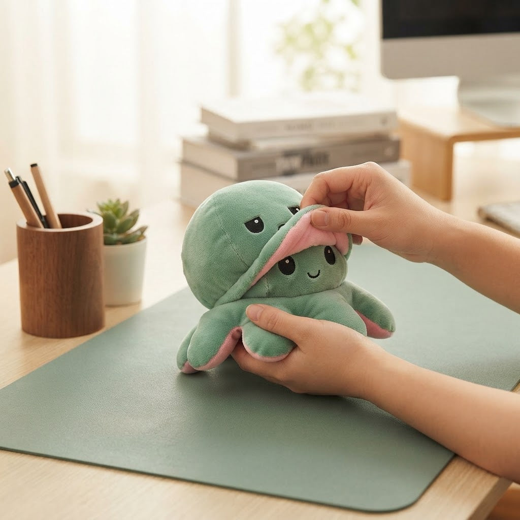Trendiko Reversible Octopus Plush Toy
