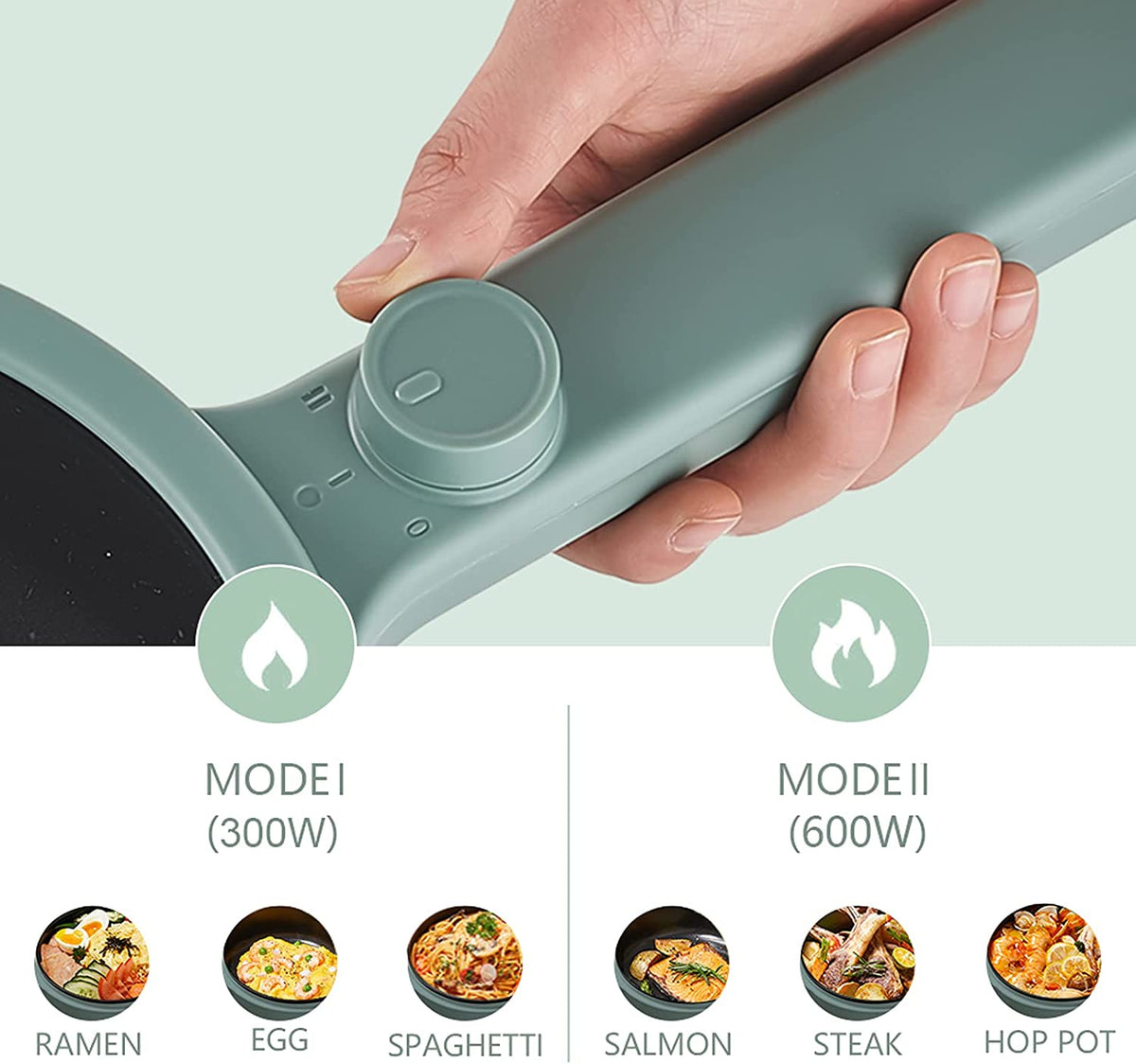 Trendiko Portable Electric Pot: Compact Travel Cooker