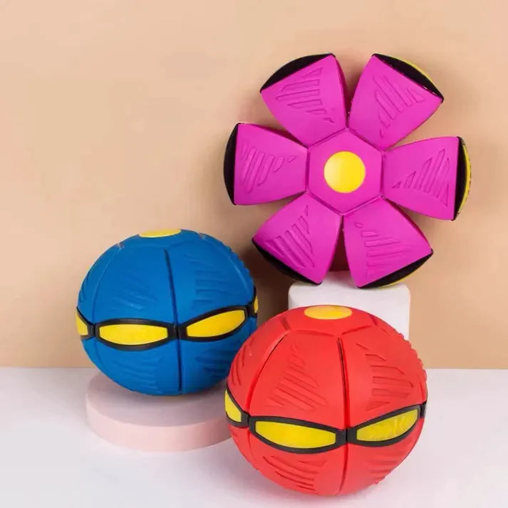 Trendiko Durable Dog Flying Disc – 24cm Transforming Toy