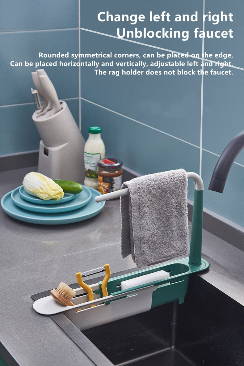 Trendiko Telescopic Sink Rack Organizer