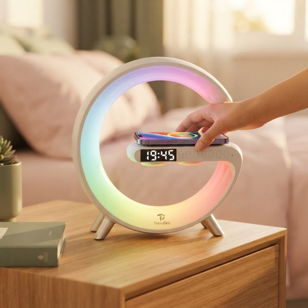 Trendiko Smart G-Shape Lamp & Wireless Charger