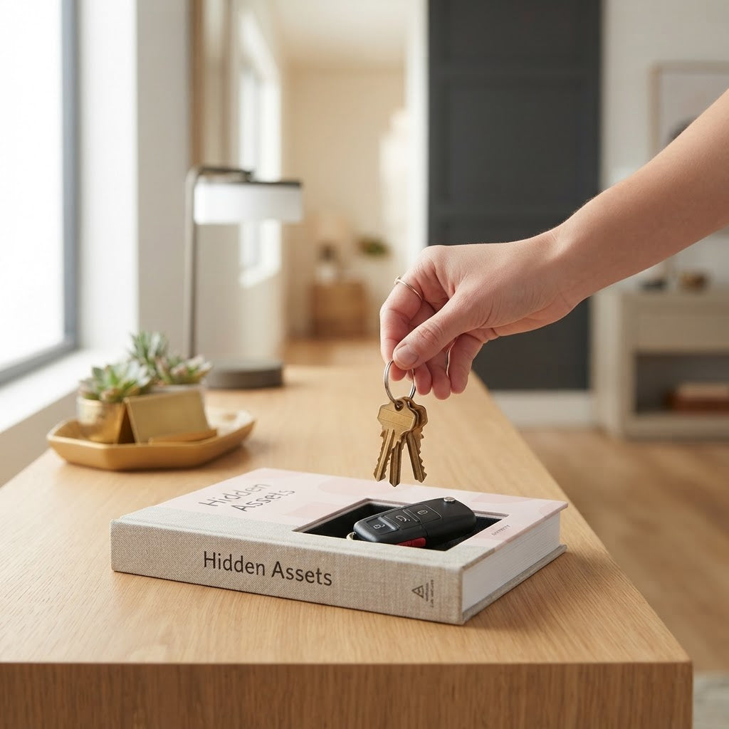 Trendiko Hidden Key Compartment: Discreet Storage