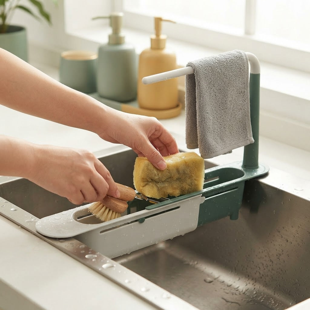 Trendiko Telescopic Sink Rack Organizer