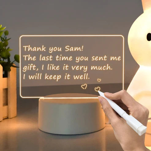 Trendiko LED Note Board & Message Lamp