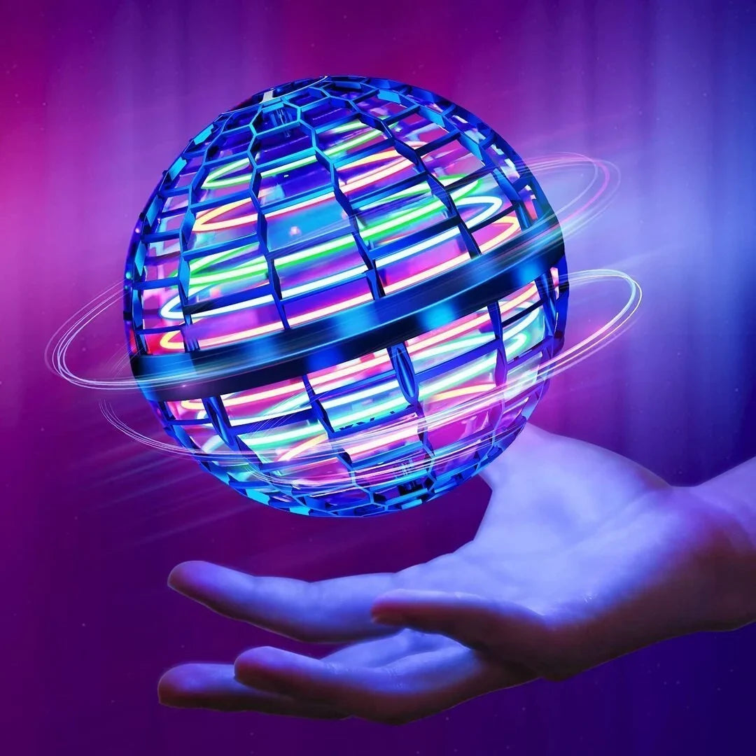 Trendiko Interactive Flying Spinner: LED Light-Up Toy