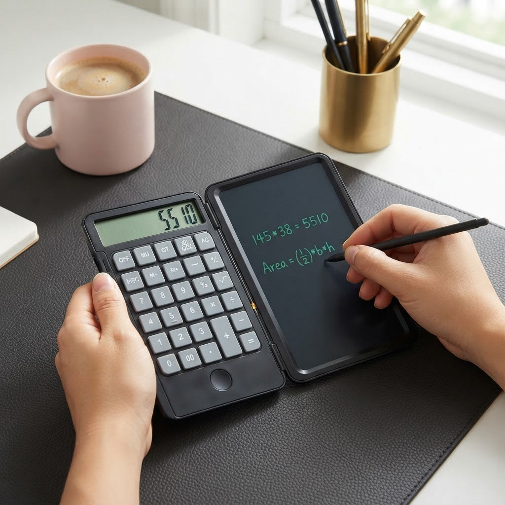 Trendiko 2-in-1 LCD Writing Calculator