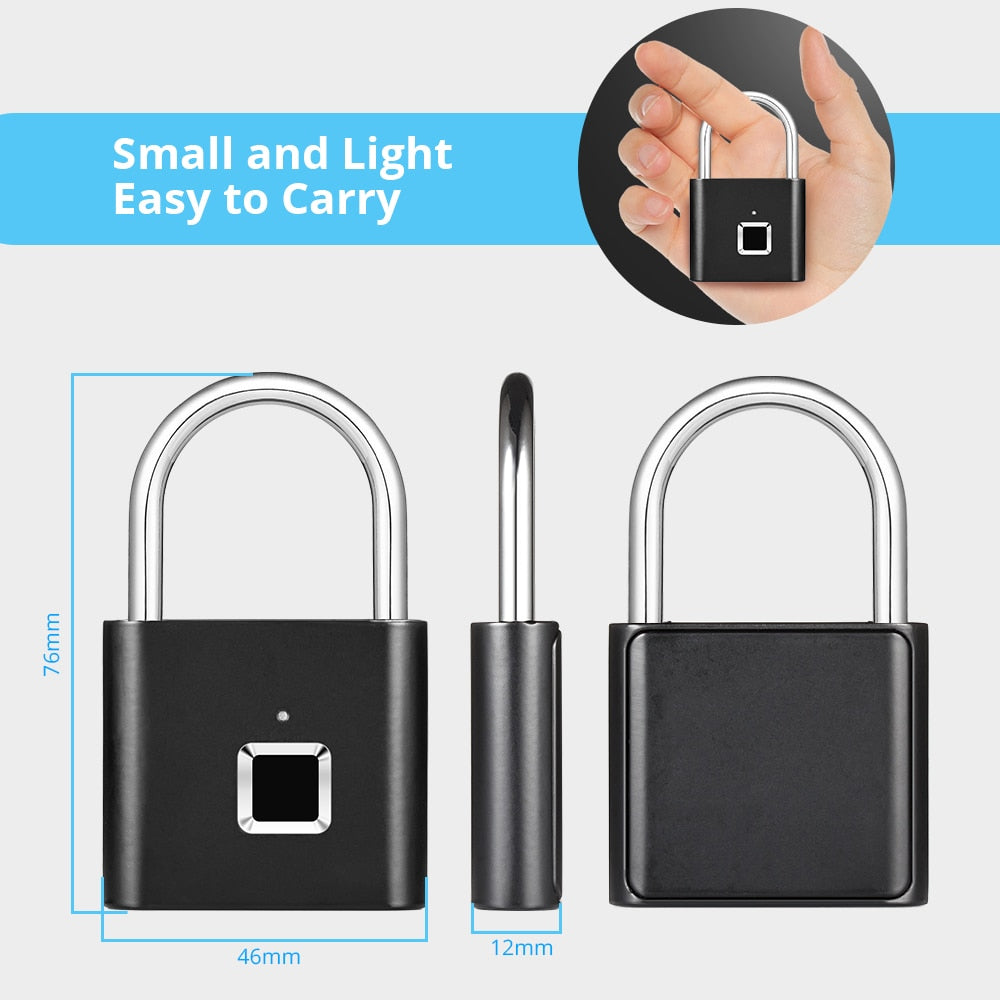 Trendiko Fingerprint Padlock – Keyless Security