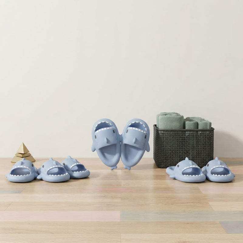 Trendiko Shark Slides: Soft Everyday Comfort