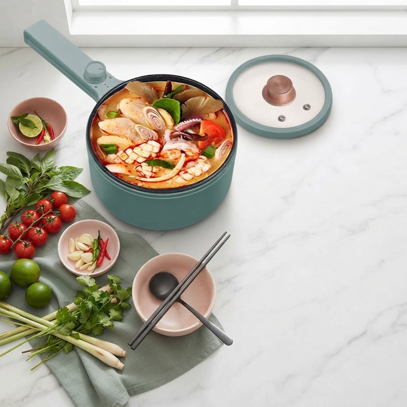 Trendiko Portable Electric Pot: Compact Travel Cooker
