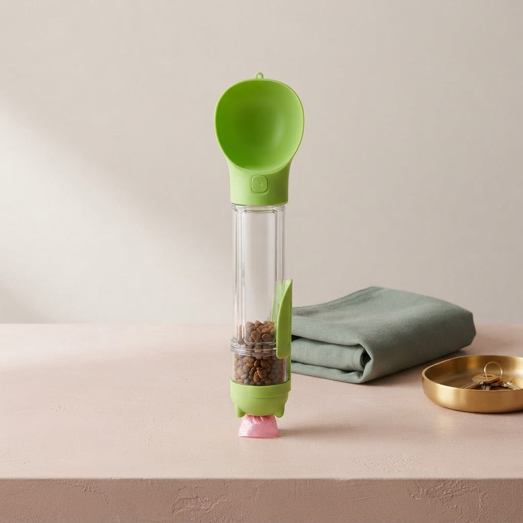 Trendiko Portable Pet Water Bottle & Waste Scoop