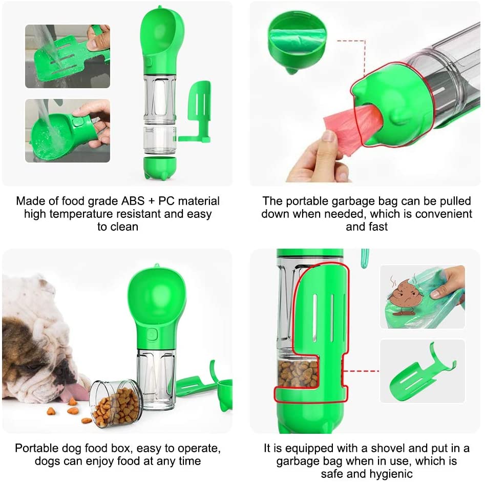 Trendiko Portable Pet Water Bottle & Waste Scoop