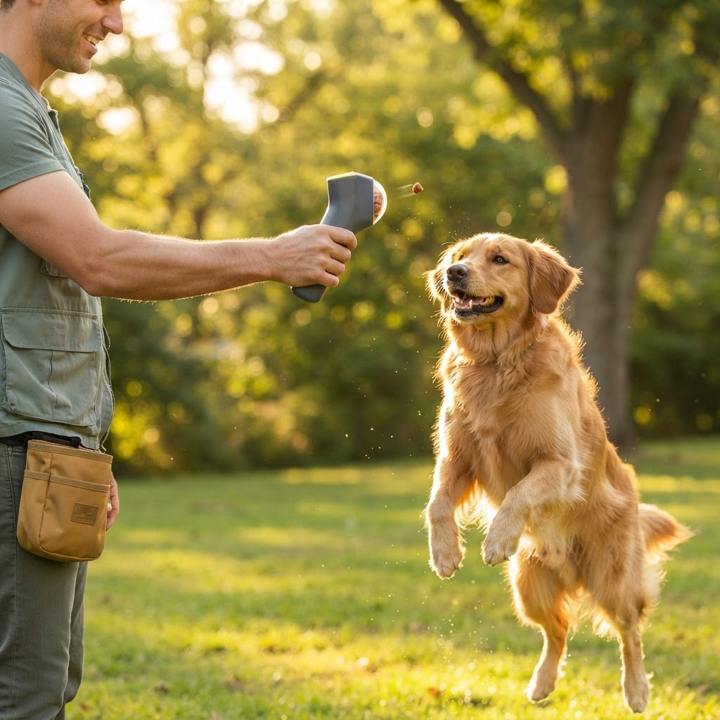 Trendiko Dog Treat Training Launcher