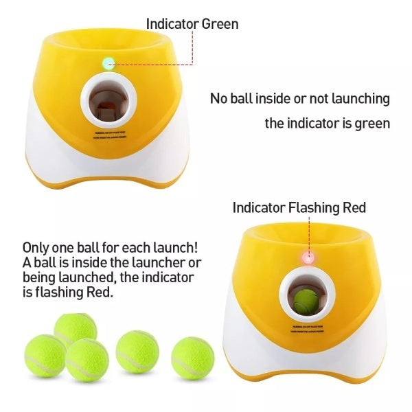 Automatic dog ball launcher