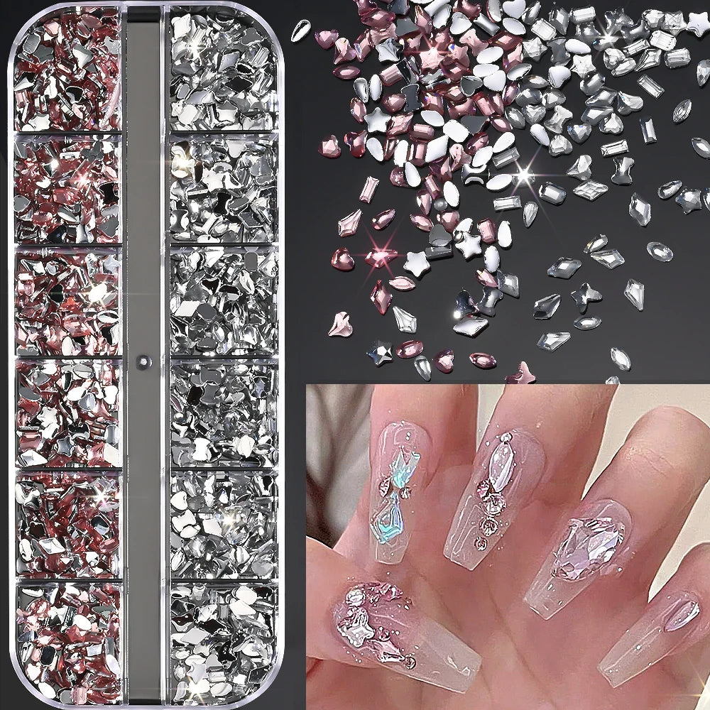 Ocean nail charms mixed set – style option 26