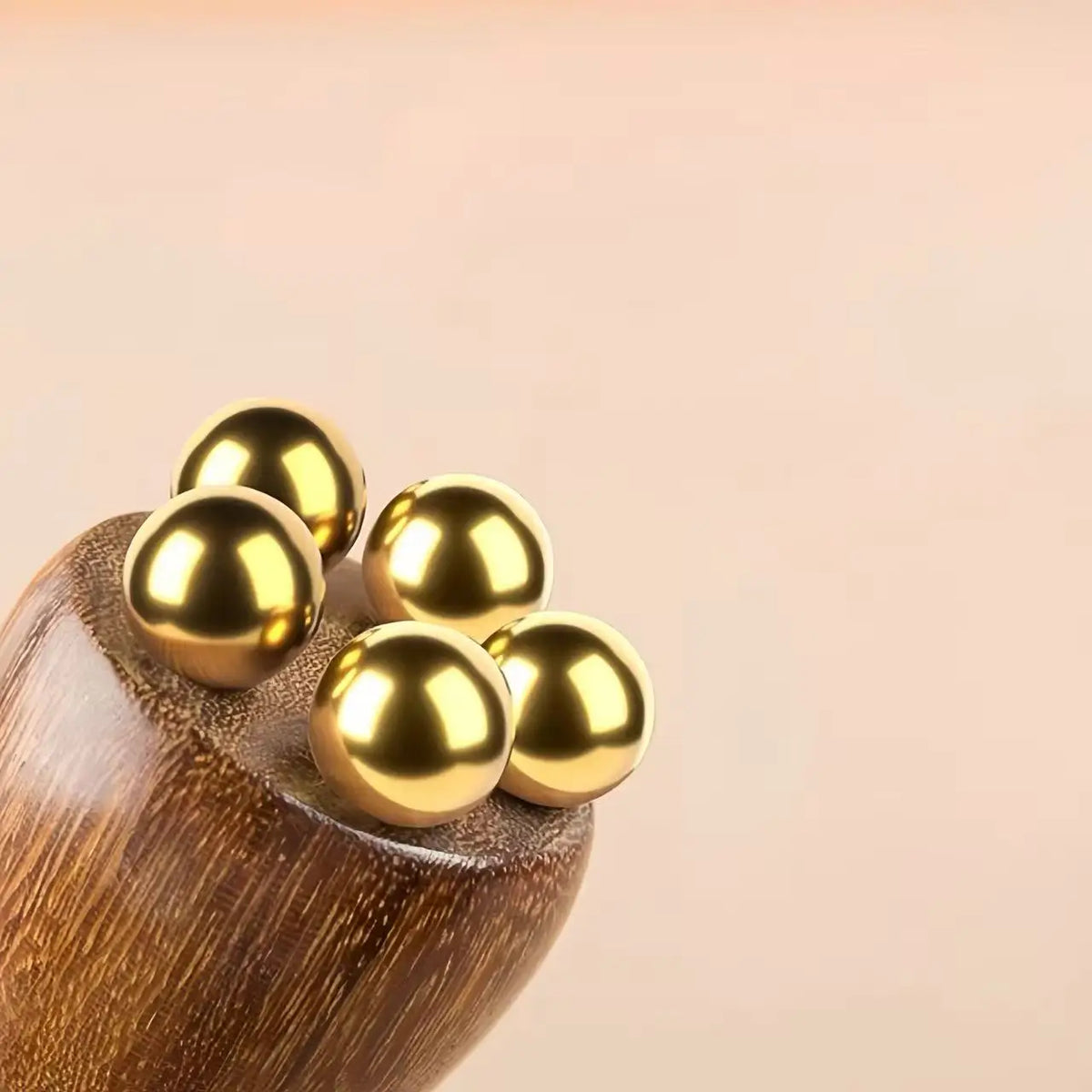 Brass lotus eye massager – image 6