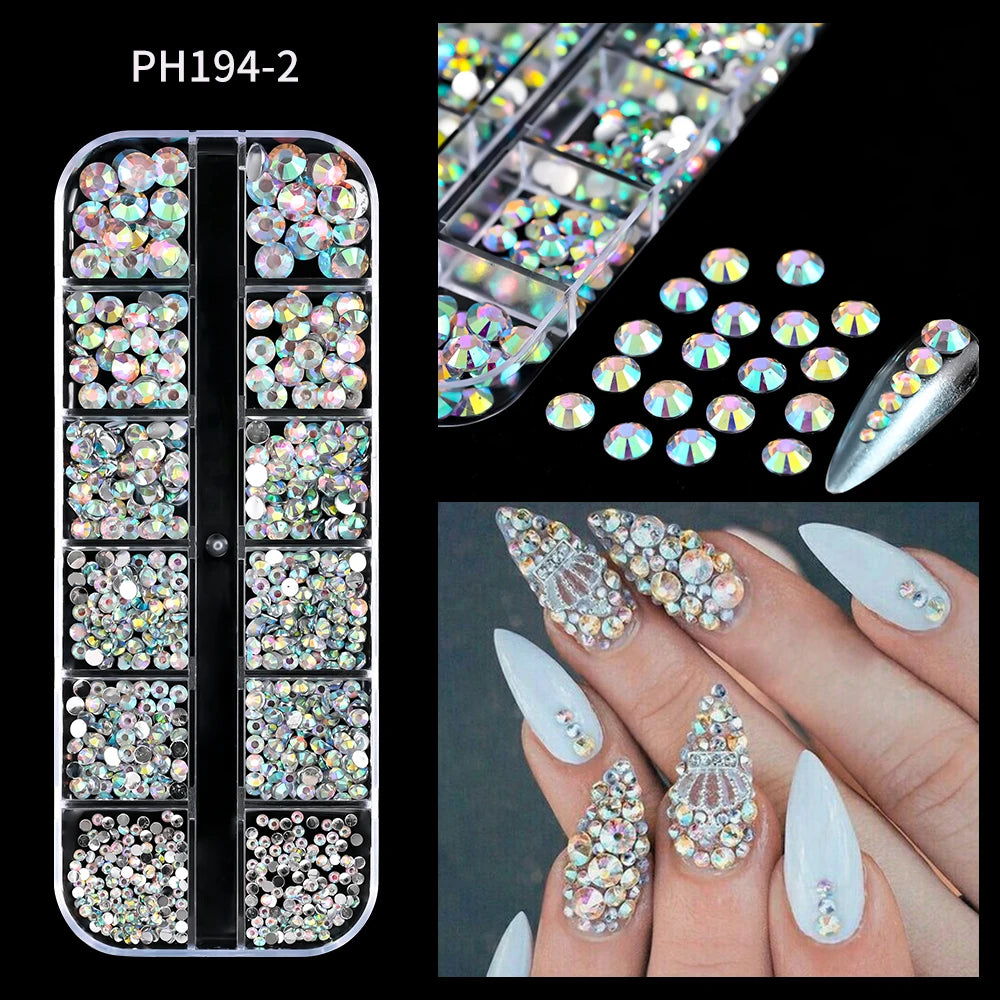 Ocean nail charms mixed set – style option 34