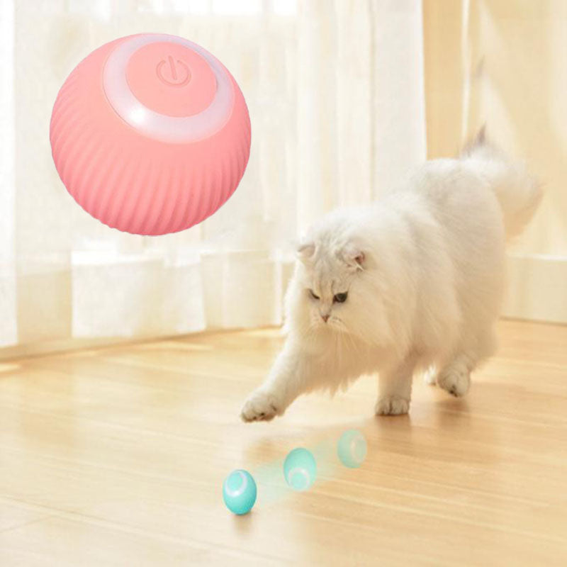Trendiko Interactive Cat Ball: Silent Rolling Toy