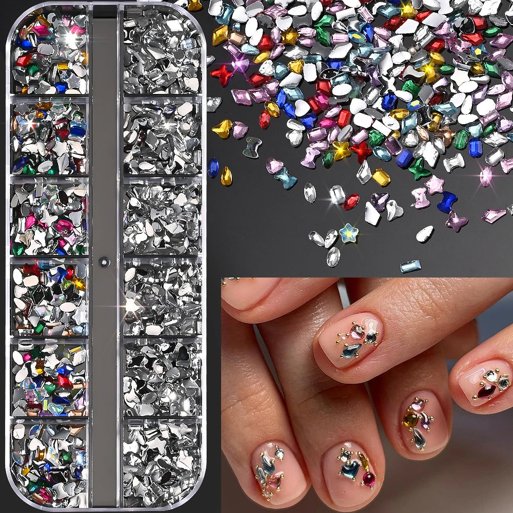 Ocean nail charms mixed set – style option 7