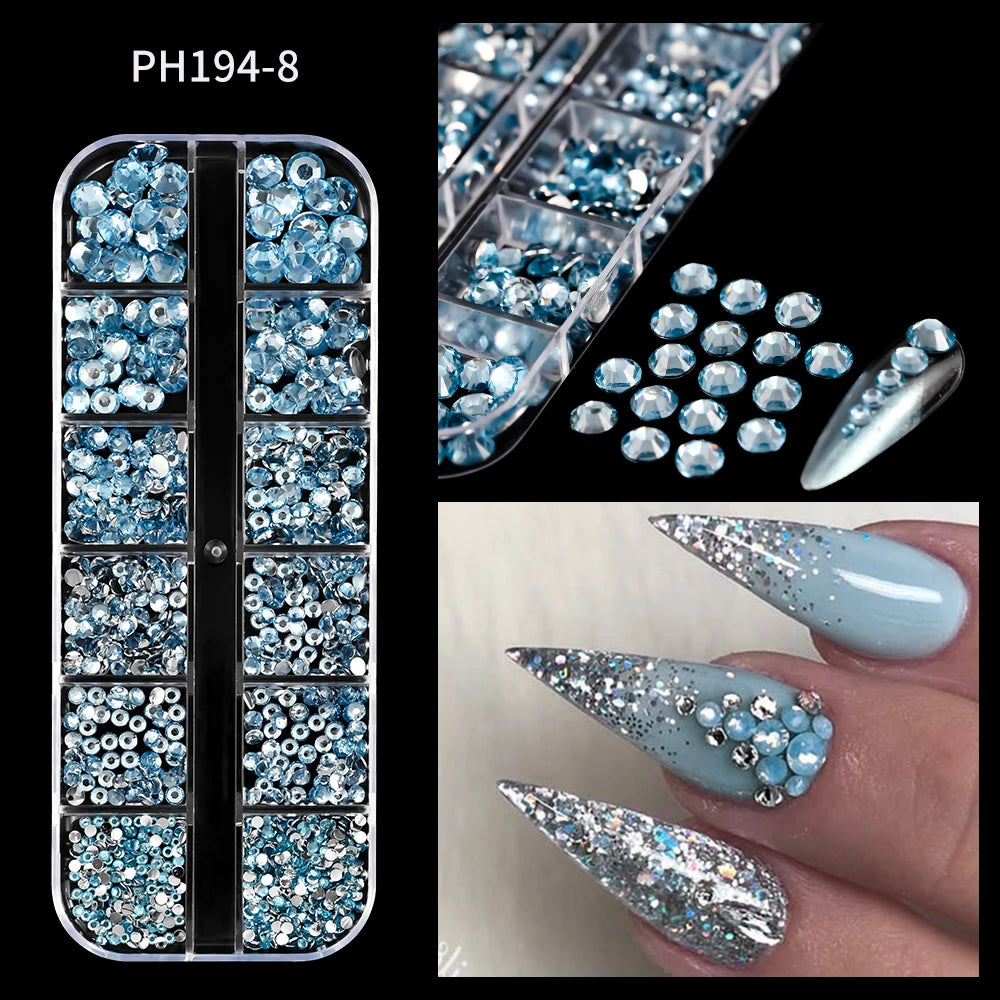 Ocean nail charms mixed set – style option 30