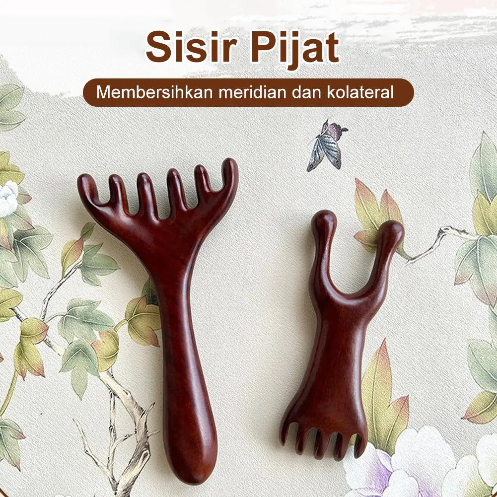 Sandalwood scalp massage comb