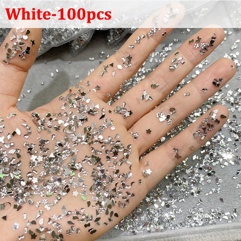 Flat-back nail rhinestones – style option 4