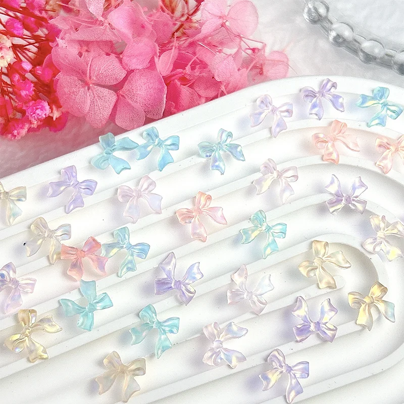 3D aurora bow nail charms – style option 1