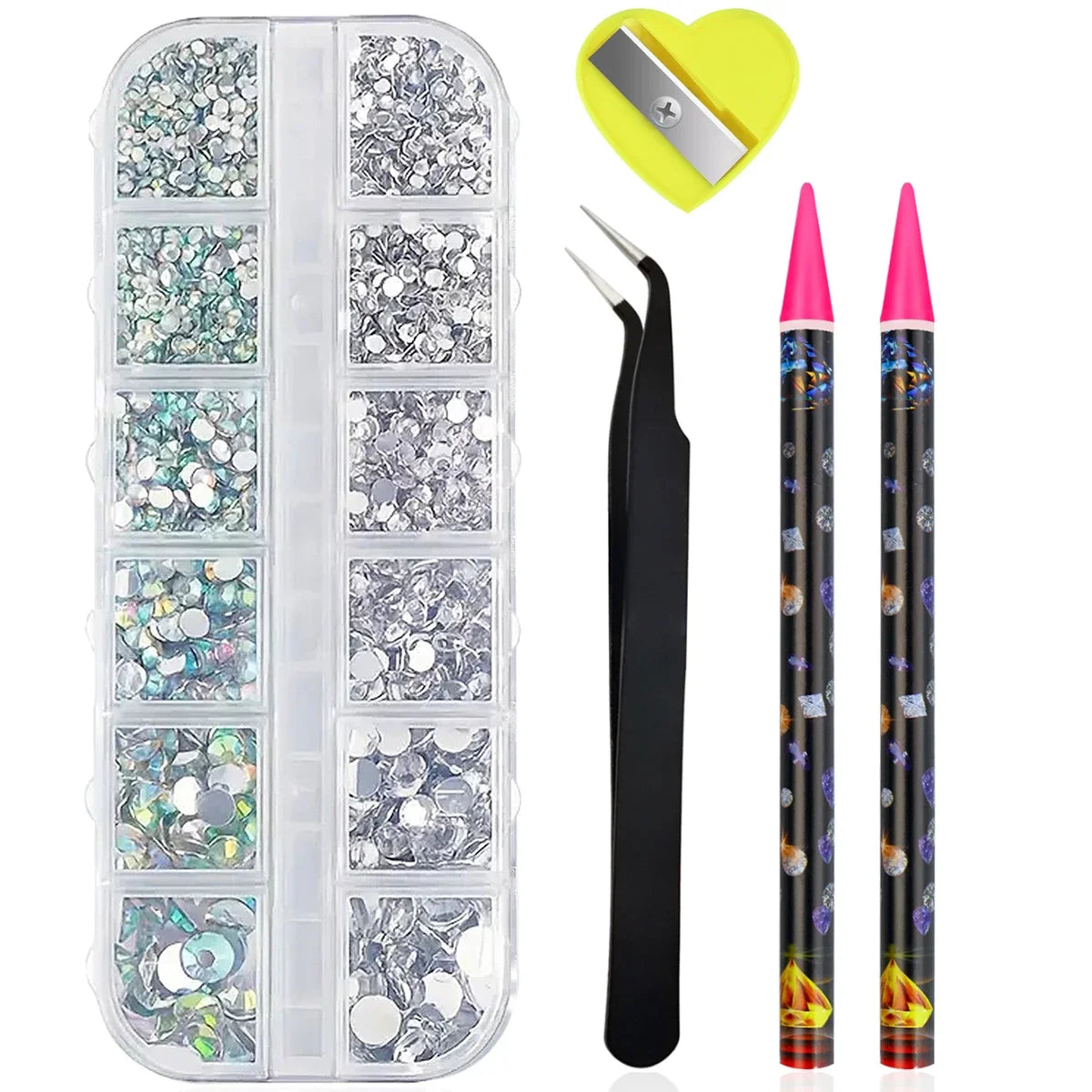 Glass crystal nail rhinestone kit – image 8