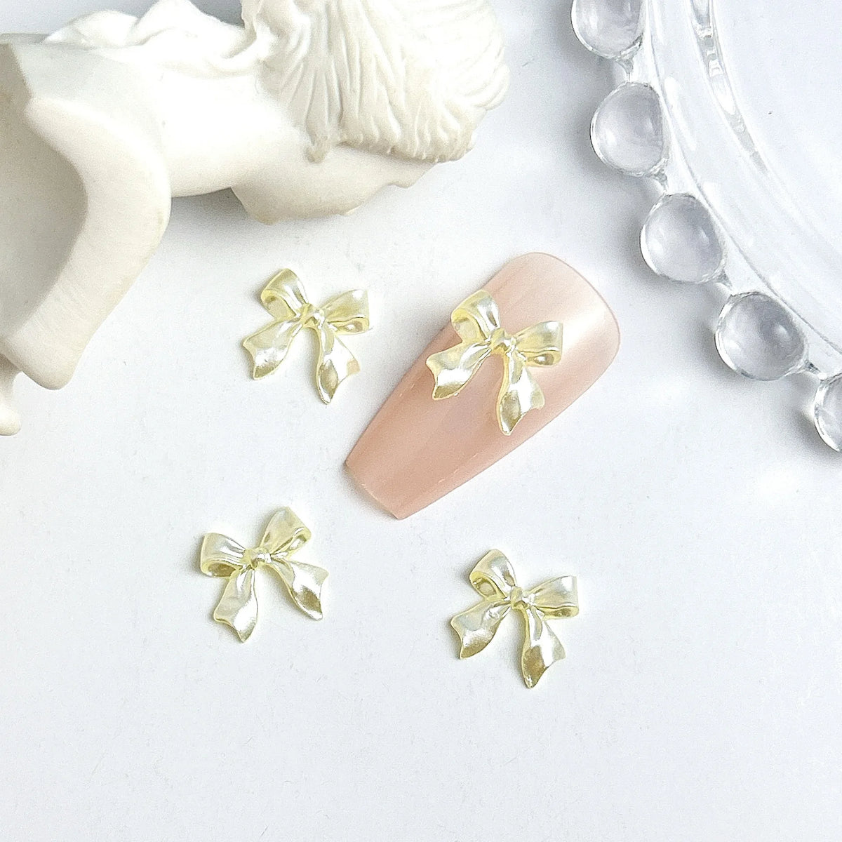 3D aurora bow nail charms – style option 4