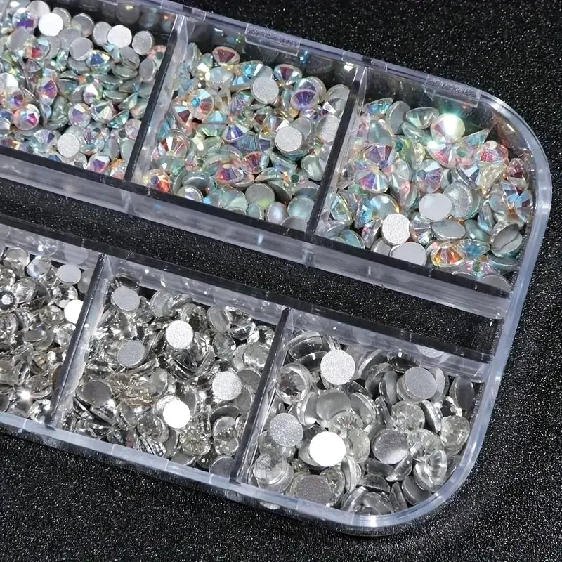 Glass crystal nail rhinestone kit – image 2
