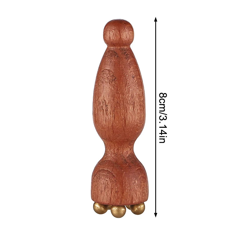 Lotus wooden facial massager – image 5