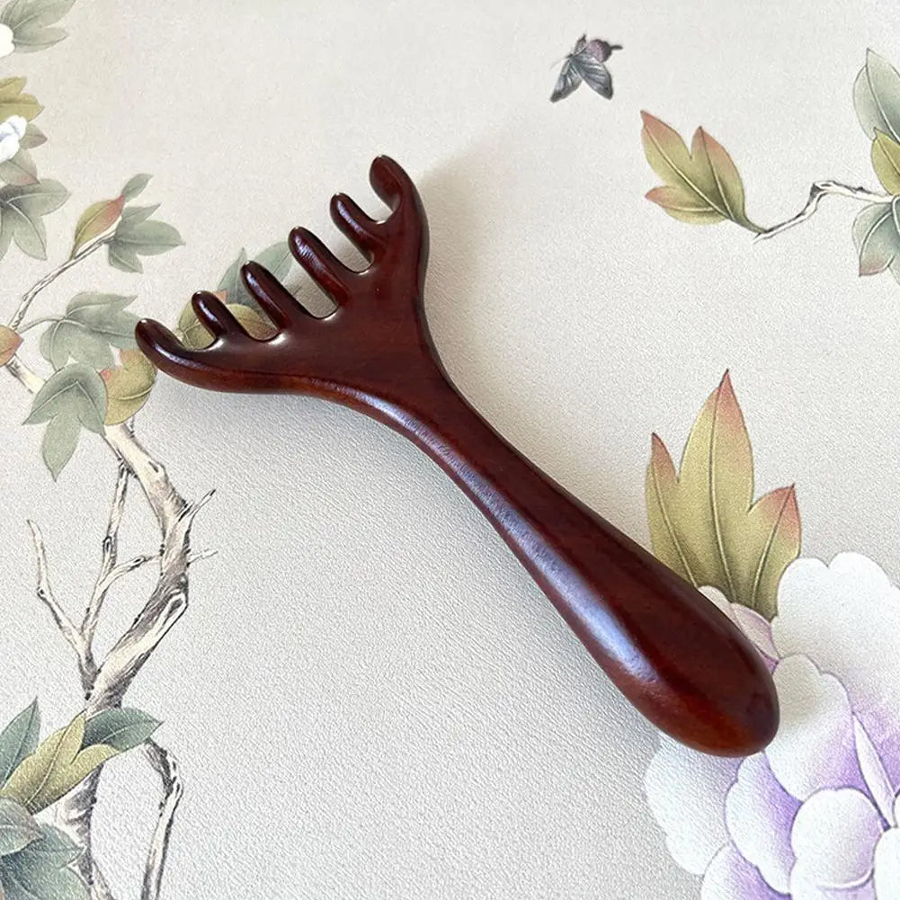 Sandalwood scalp massage comb – image 3