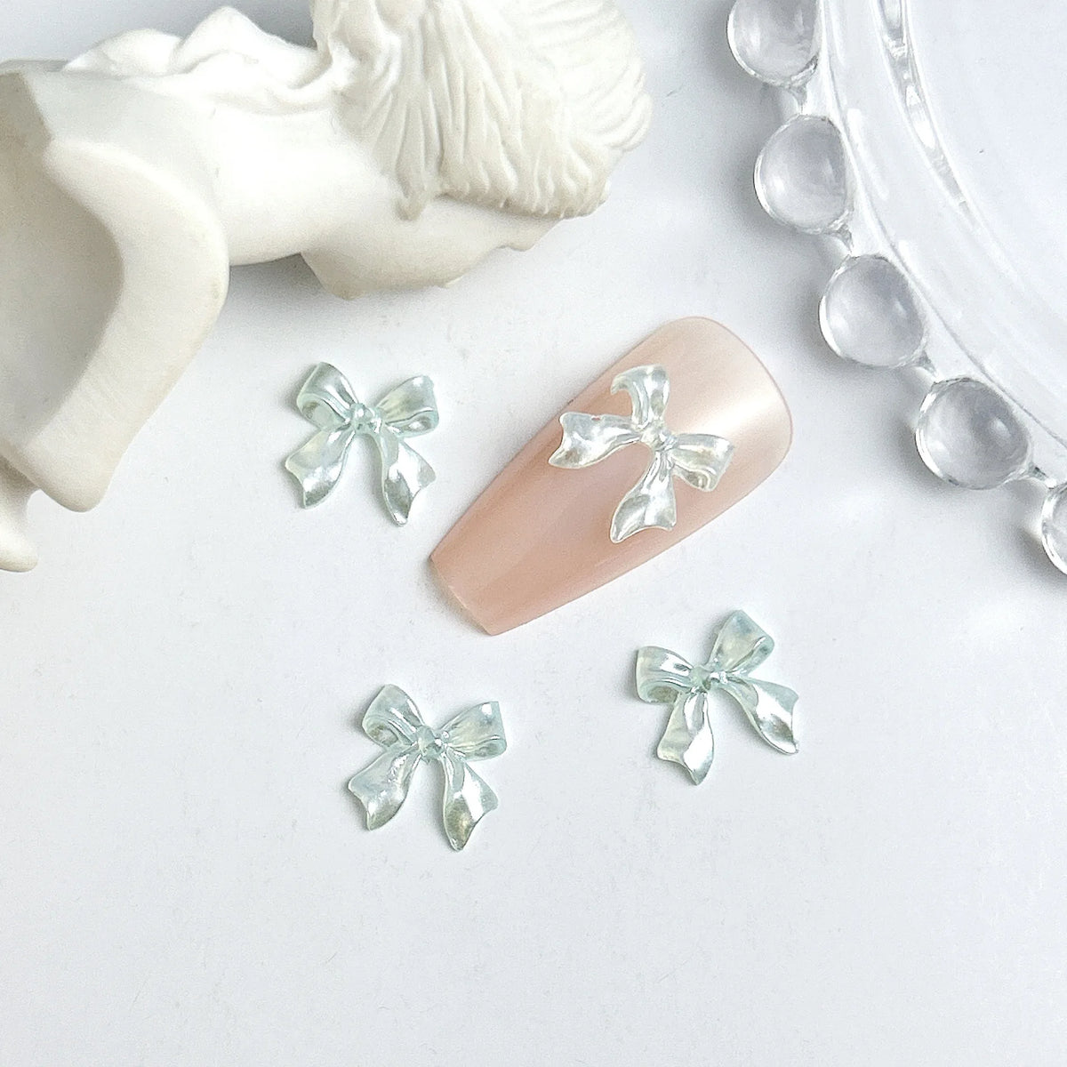 3D aurora bow nail charms – style option 3