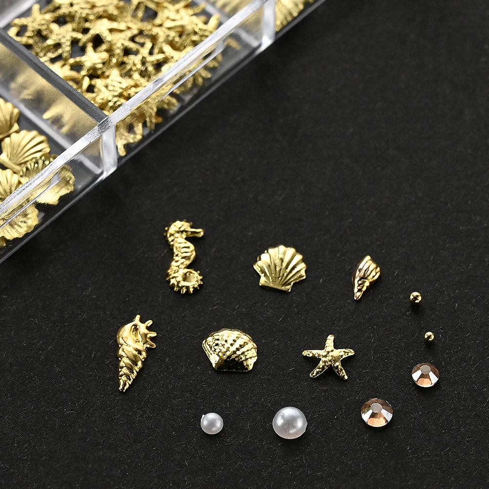 Ocean nail charms mixed set – image 5