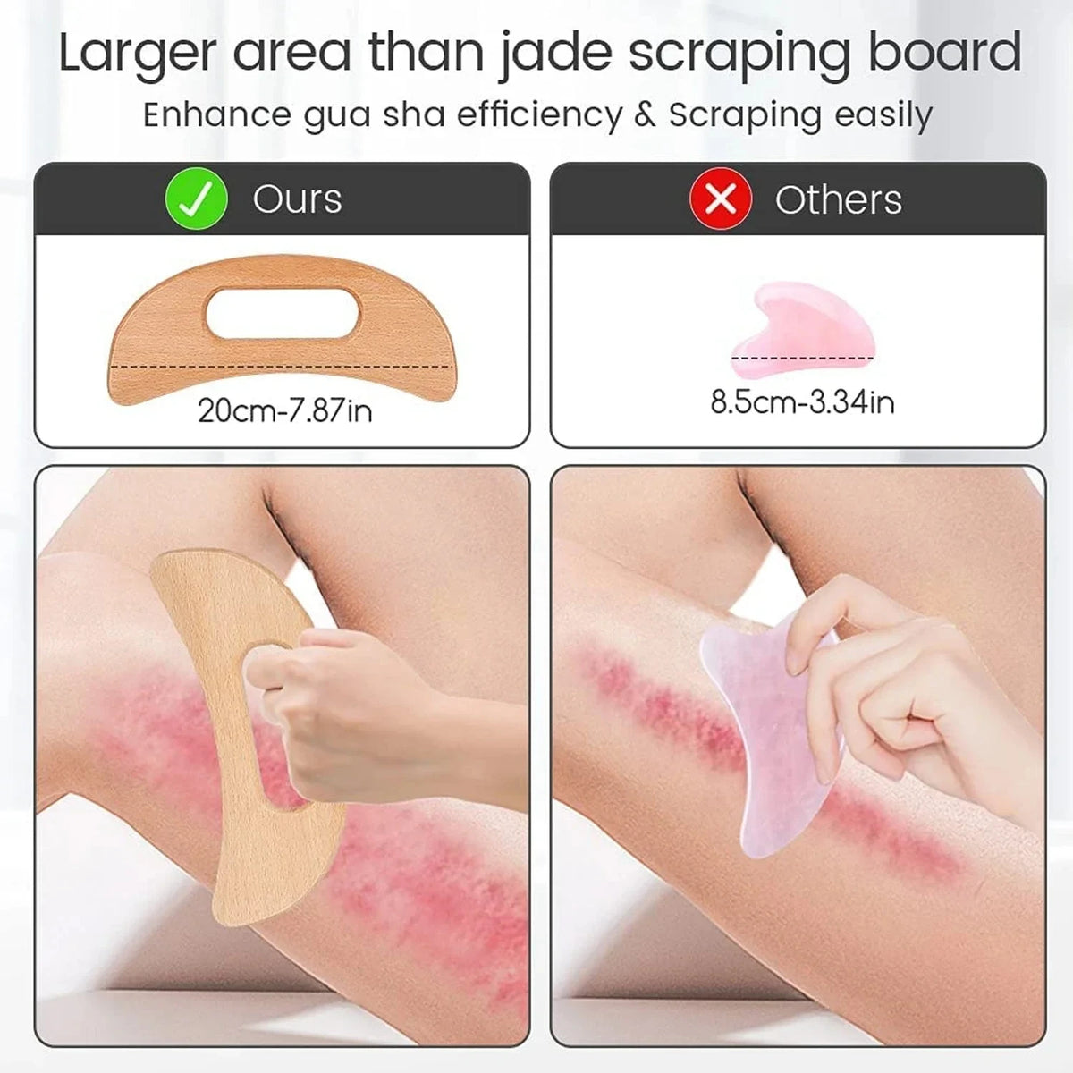 Wooden body gua sha massager – image 4