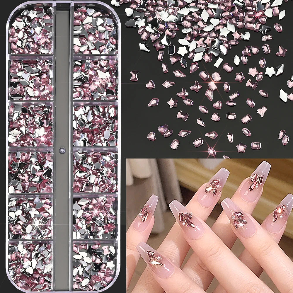 Ocean nail charms mixed set – style option 38