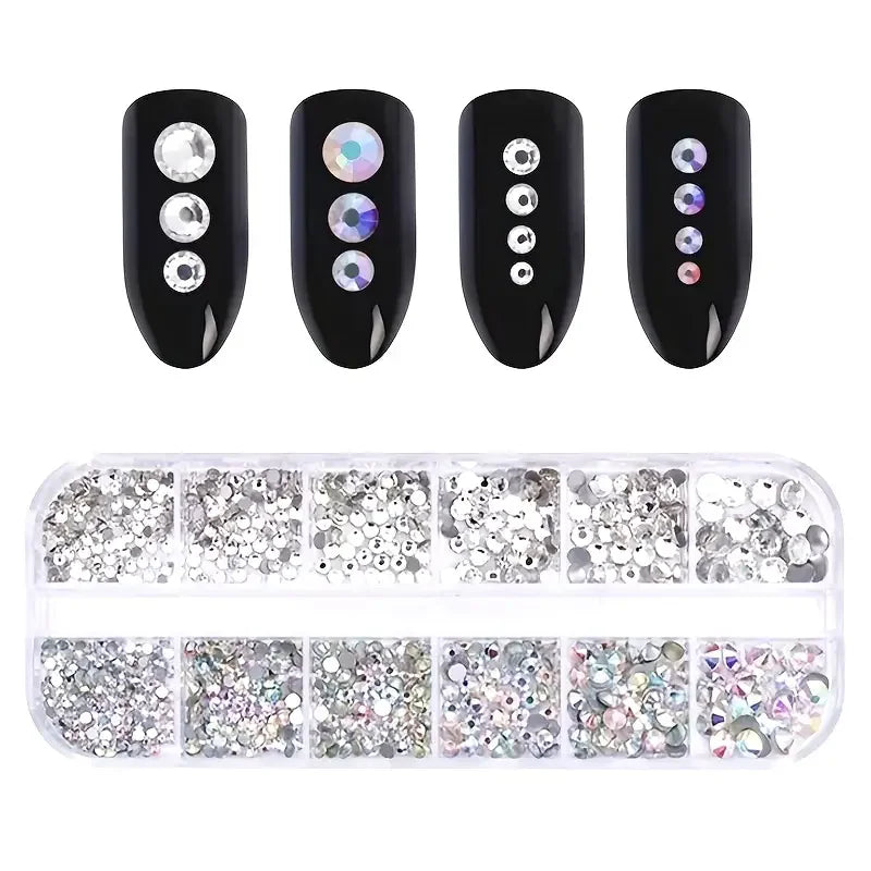 Glass crystal nail rhinestone kit – image 6