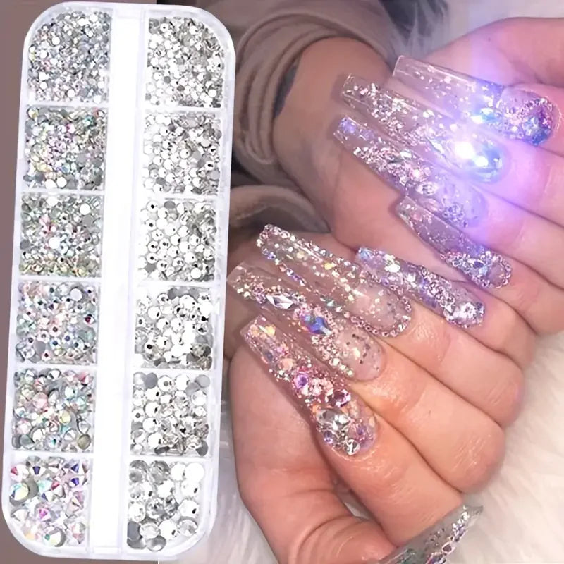 Glass crystal nail rhinestone kit – image 4