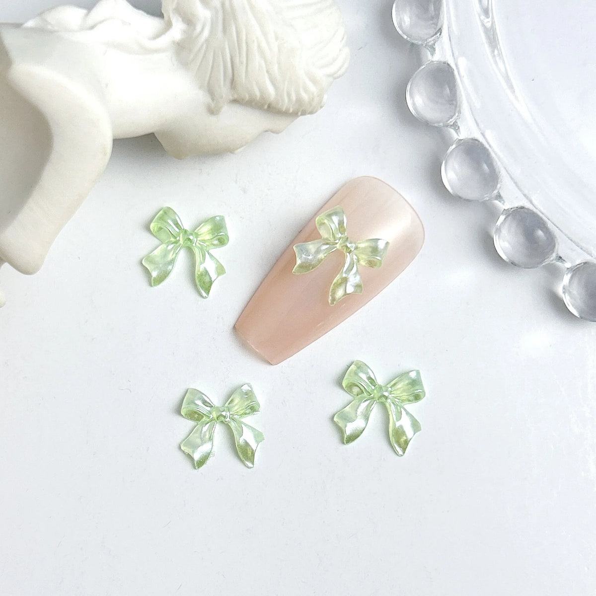 3D aurora bow nail charms – image 6