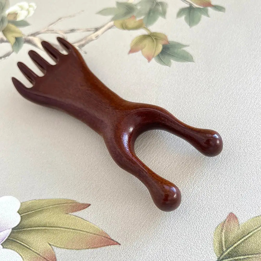 Sandalwood scalp massage comb – image 5