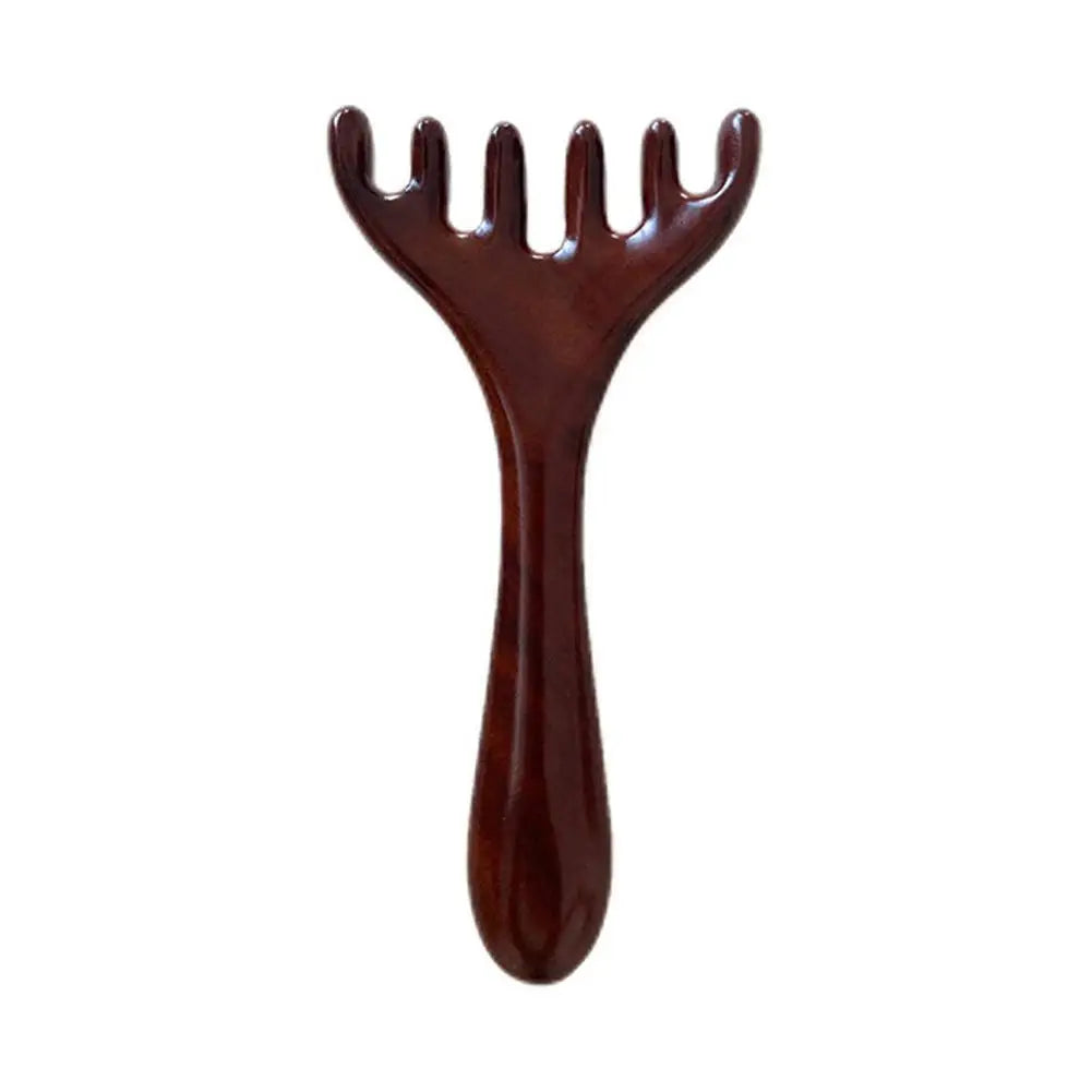 Sandalwood scalp massage comb – image 9