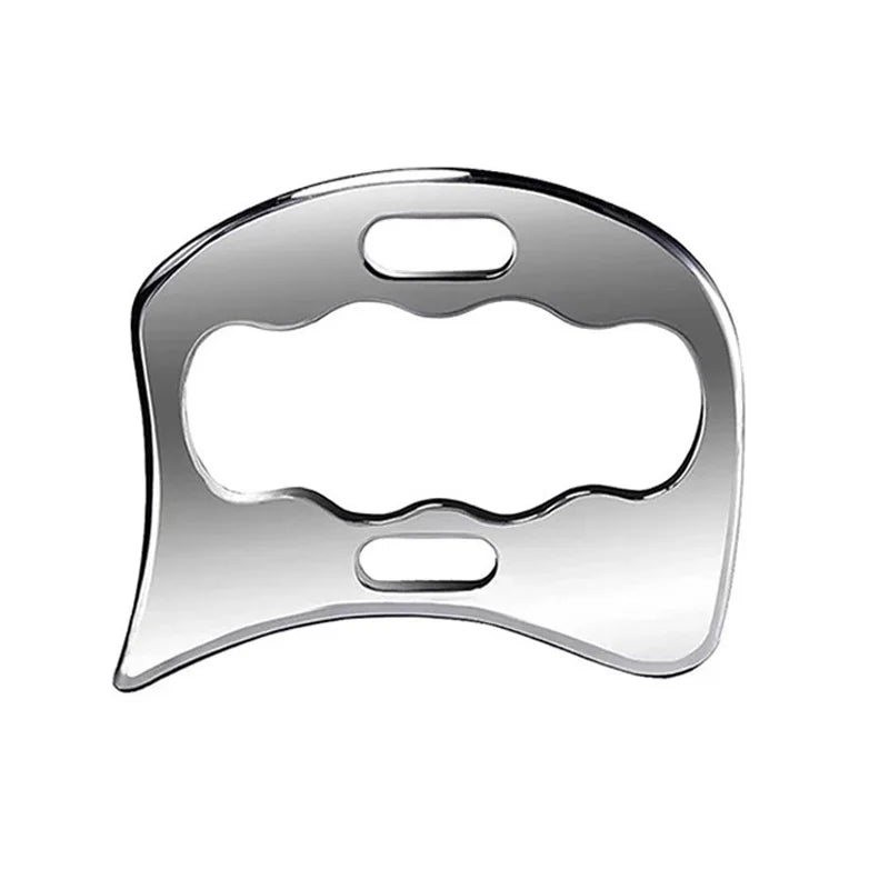 Stainless steel body gua sha scraper – image 7