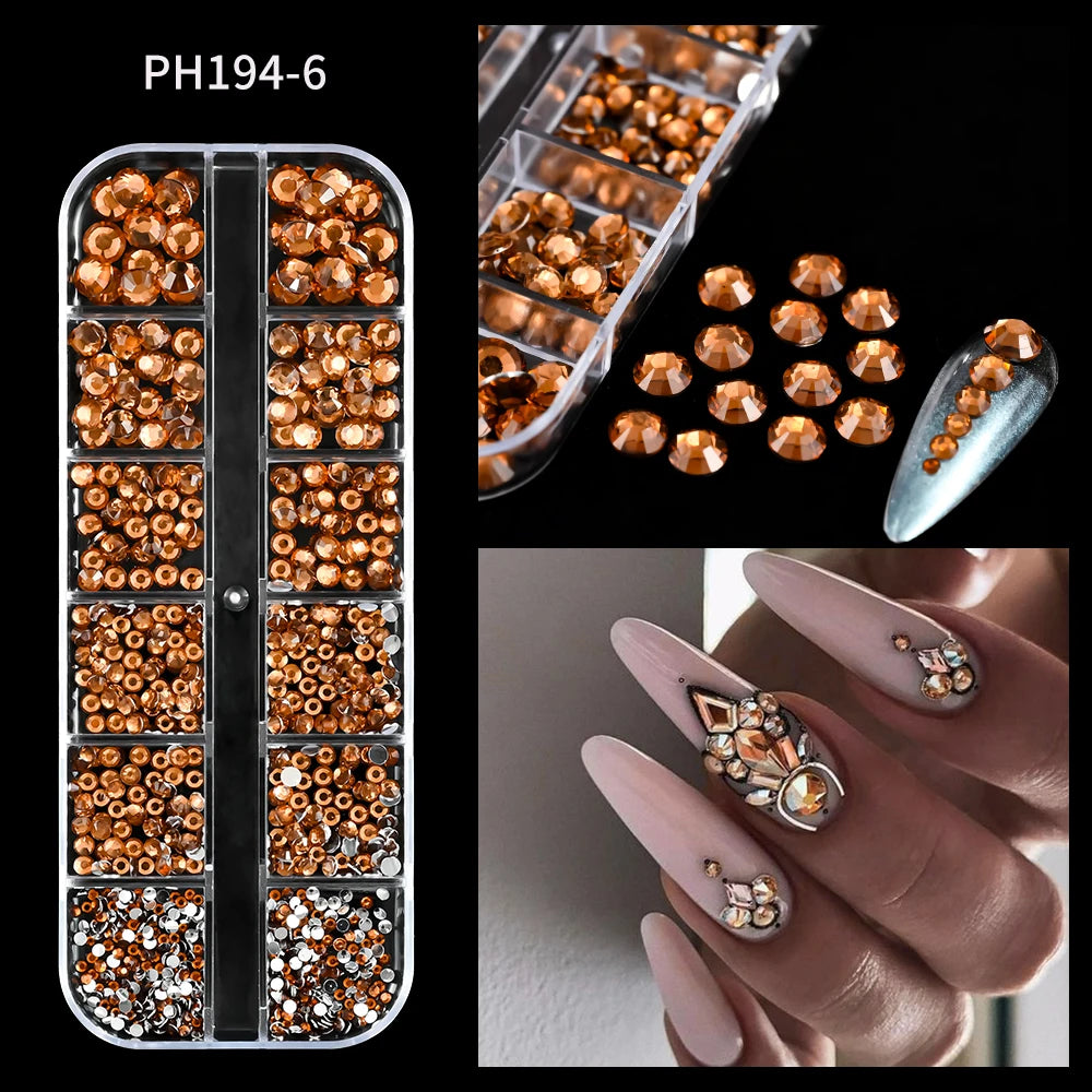 Ocean nail charms mixed set – style option 17