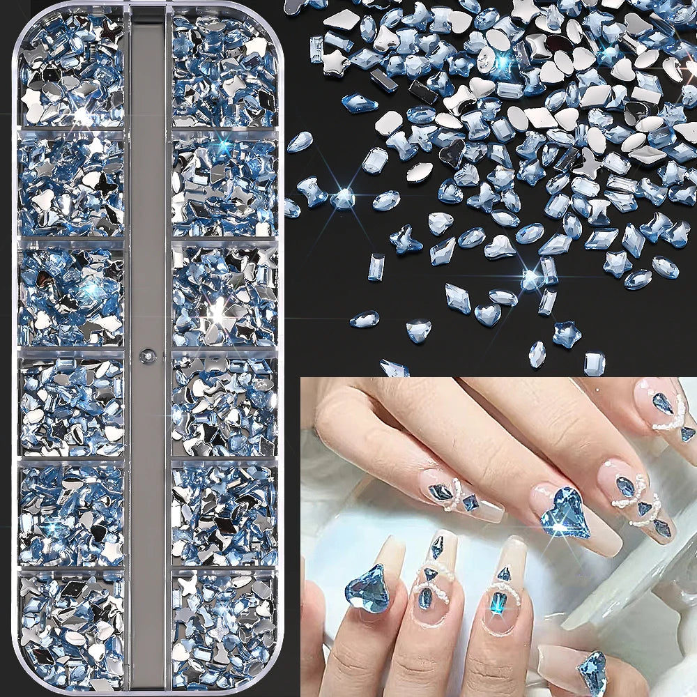 Ocean nail charms mixed set – style option 8