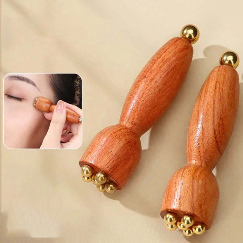 Lotus wooden facial massager – image 6