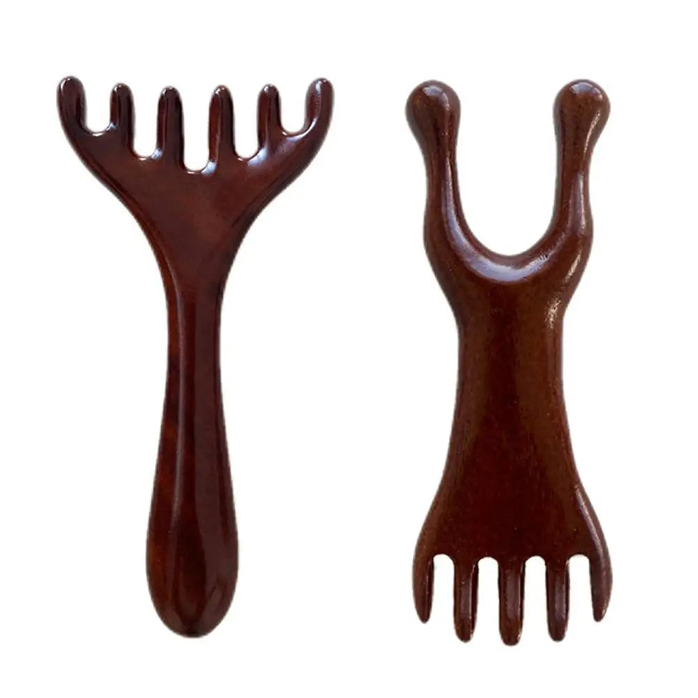 Sandalwood scalp massage comb – image 8