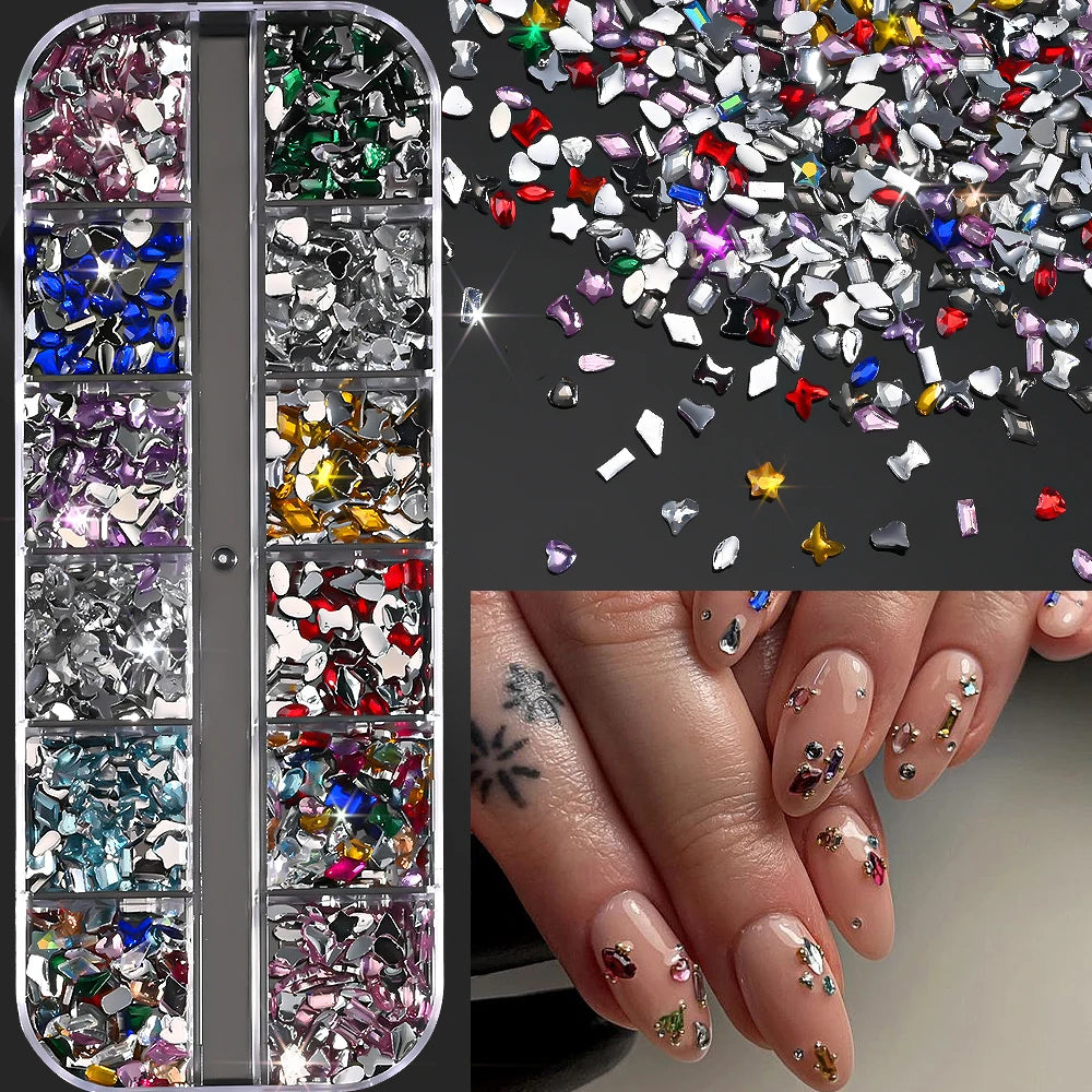 Ocean nail charms mixed set – style option 12