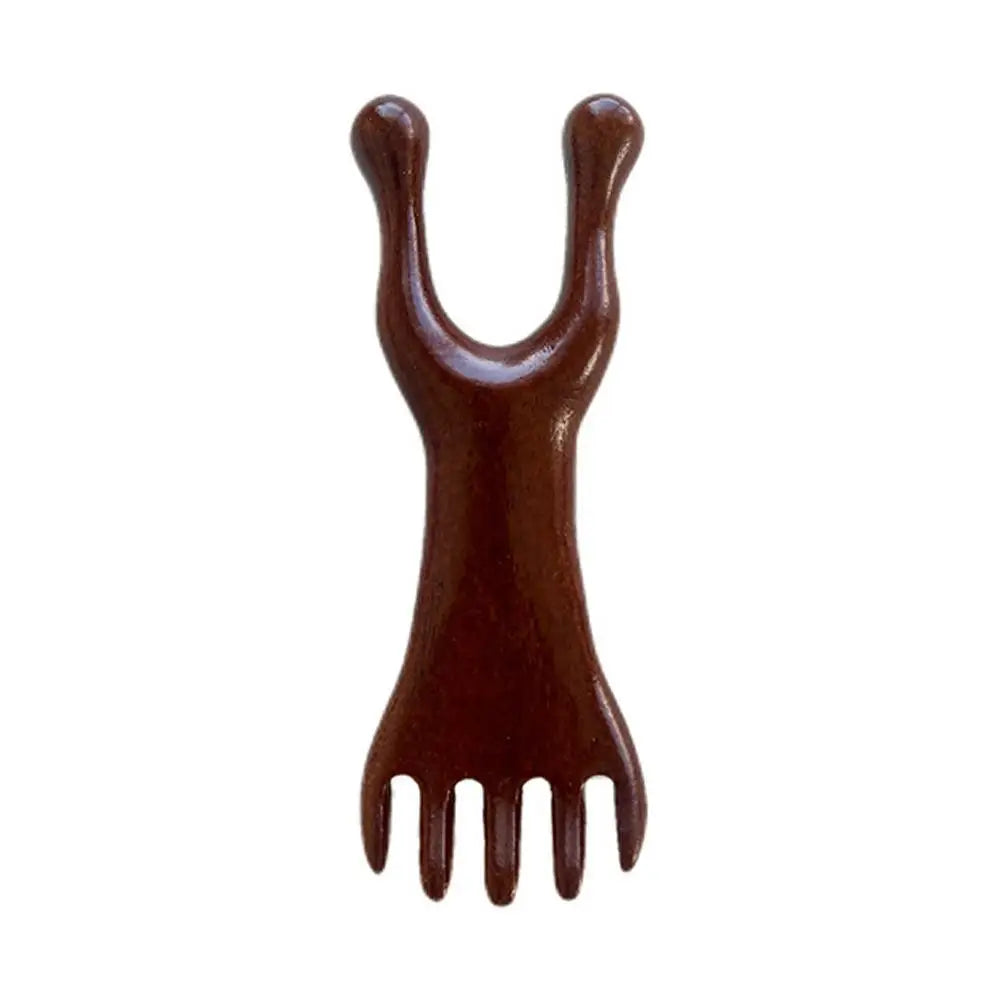 Sandalwood scalp massage comb – image 7