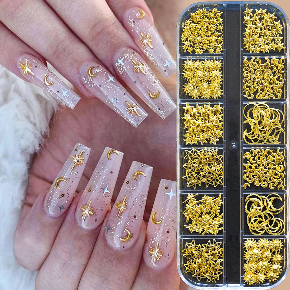 Ocean nail charms mixed set – style option 36