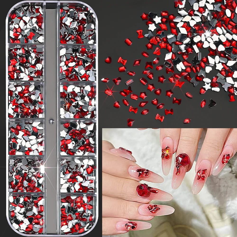Ocean nail charms mixed set – style option 27